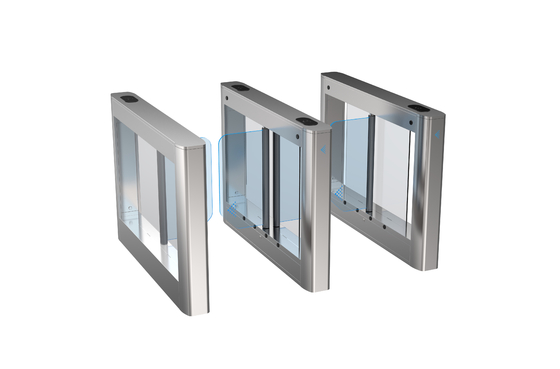 Integrated Design Swing Turnstiles Gate Stainless Steel Office Security Gates