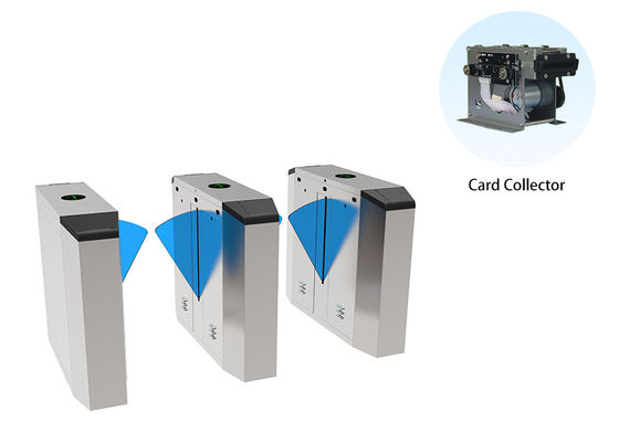 Security Control de Acceso-Pederstrain Flap barrier Gate-QR Code-community entrance-Colecionador de cartões-RFID/QR Code