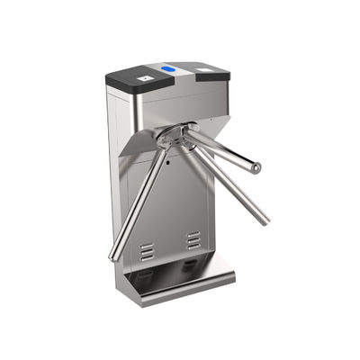 Semi-Automatic Tripod Turnstile Gate-Integrated with Security Access Entrance Control Gate System-With Solenoid Lock