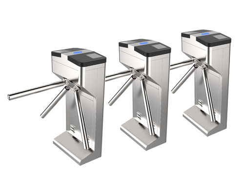 Semi-Automatic Tripod Turnstile Gate-Integrated with Security Access Entrance Control Gate System-With Solenoid Lock
