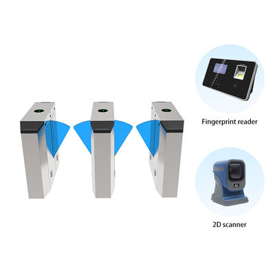Security Control de Acceso-Pederstrain Flap barrier Gate-QR Code-community entrance-Colecionador de cartões-RFID/QR Code
