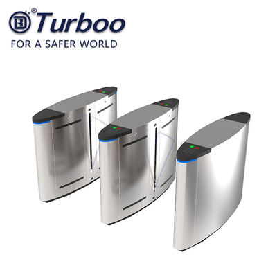 주문 SUS304 얼굴 승인 RFID 독자 플랩 장벽 십자형 회전식 문/절반 고도 장벽 문 online manufacture