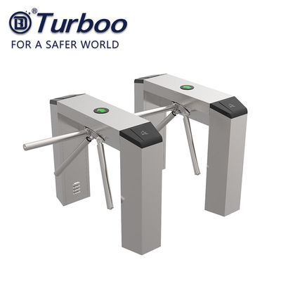 주문 비스무트 방향 2개의 RFID 독자를 가진 SUS201 삼각대 개찰구 게이트 장벽 online manufacture