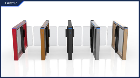 스윙 배리언트 턴스틸 게이트 브러시리스 세르보 RFID 액세스 제어 속도 보행자 배리언트 게이트