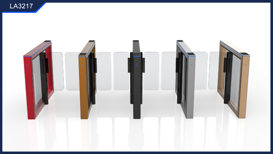 스윙 배리언트 턴스틸 게이트 브러시리스 세르보 RFID 액세스 제어 속도 보행자 배리언트 게이트