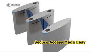 H2012 SUS304 개폐식 플랩 배리 RFID 허리 높이 개찰구 게이트 시스템을 선택하는 이유를 확인하십시오