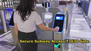지하철 지하철 Swiping Ticket RFID를 위한 신제품 T3630 보행자 출입 통제